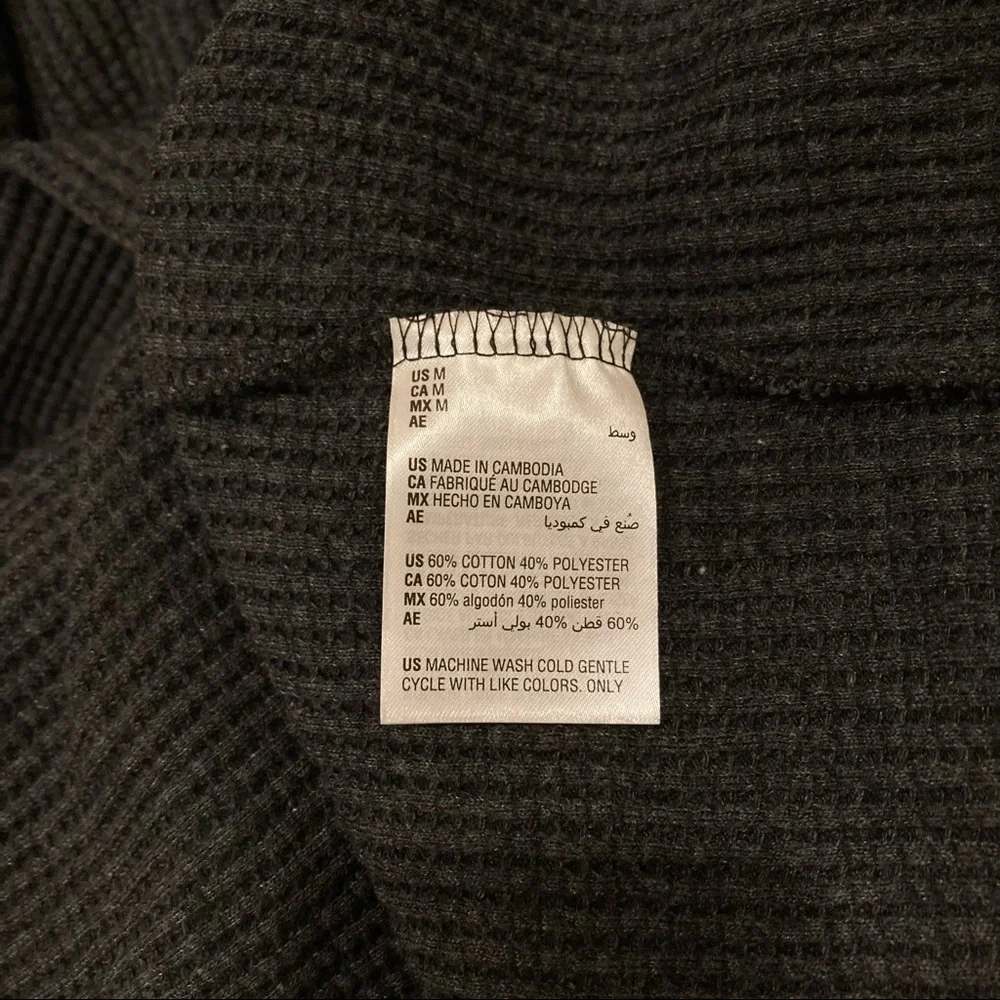 Sun + Stone Men’s Thermal Solid Hoodie - Picture 9 of 9